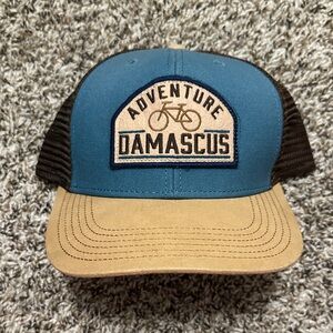Legacy Adventure Cap in Blue and Tan